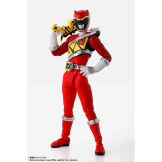 萬代 SHF 真骨彫製法 獸電戰隊強龍者 強龍紅 可動完成品 代理版 豬帽子模型玩具