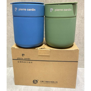 Pierre cardin 皮爾卡登金尊陶瓷手拿杯1組2入350ml