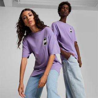 PUMA 流行系列Downtown 180短袖T恤(N) 短袖上衣 中性款 62675529 紫色