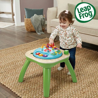 美國 LeapFrog 跳跳蛙 木質ABC兩用學習桌（6個月以上）
