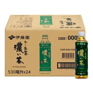 伊藤園 濃綠茶/烏龍/蘋果紅茶/蜜桃紅茶 530ccX24瓶 Oi Ocha 綠茶 900ccX12入 COSTCO代購