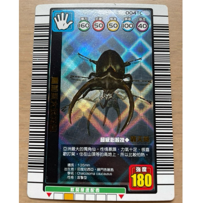 舊版 甲蟲王者5彈 高加索大兜蟲（微損如圖）