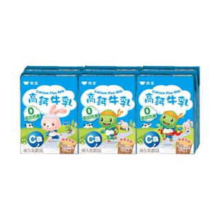 味全 極品限定高鈣牛乳200ml*6入/組【家樂福】