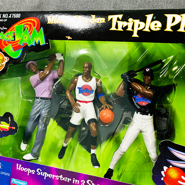 Space Jam 怪物奇兵 NBA Michael Jordan Triple Play 公仔 模型 玩具 復古