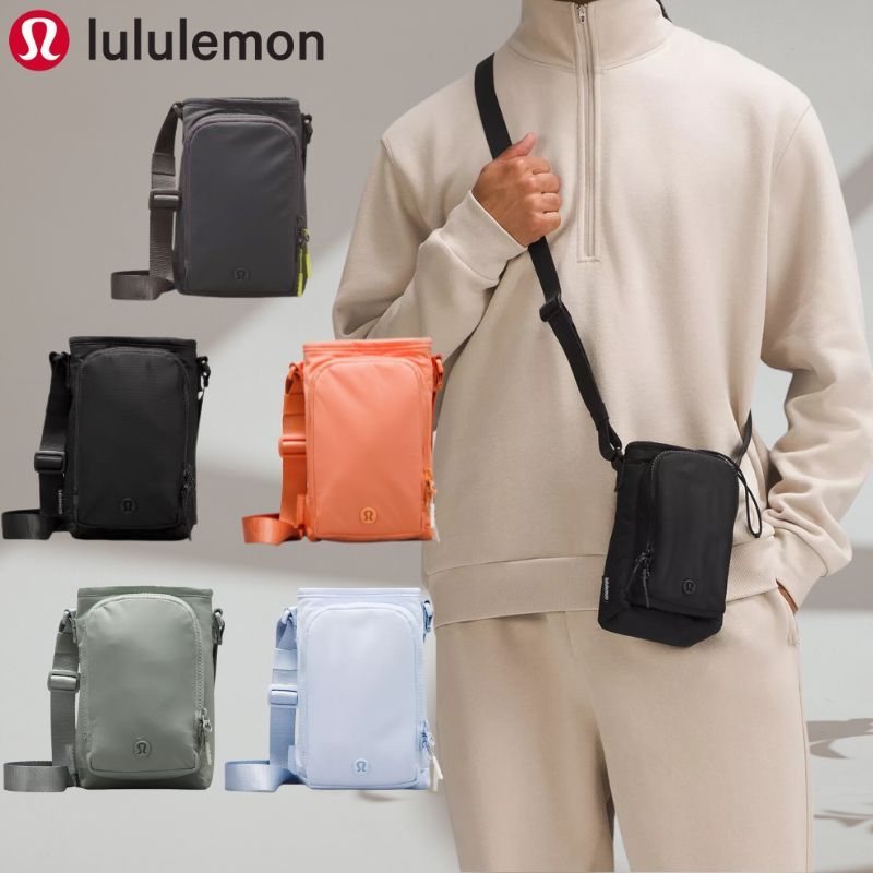(PSM街頭潮流選)加拿大運動第一品牌 LULULEMON  Water Bottle 防潑水斜挎袋前側口袋 2L