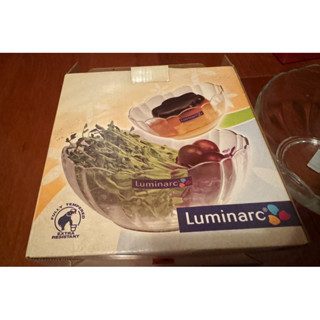 全新兩入/Luminarc 樂美雅 強化玻璃沙拉碗 金剛碗 法國玻璃 沙拉碗 備料