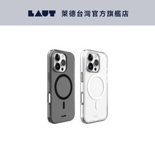 【LAUT 萊德】iPhone 16/Plus/Pro/Pro Max 磁吸晶透保護殼(MagSafe 手機殼)