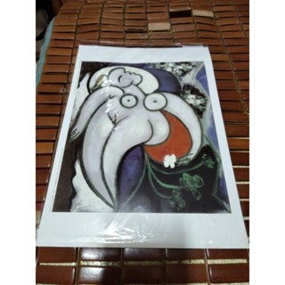 🖼️巴布羅畢卡索畫作小海報（躺著的女人）