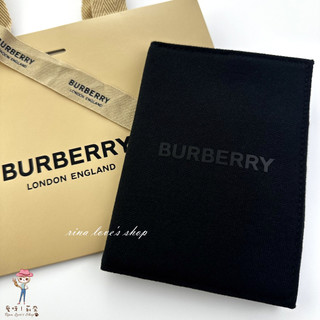 正品🔥限量歐洲美妝櫃BURBERRY巴寶莉VIP會員禮經典黑色LOGO護照夾 護照套 證件卡包(附紙袋) 生日禮物