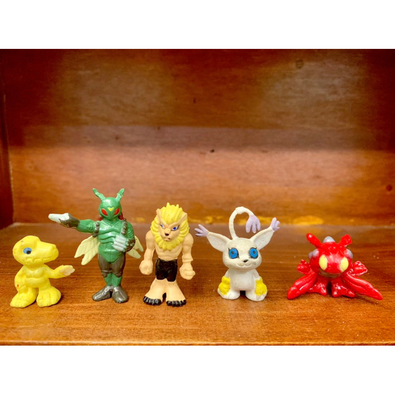 早期數碼寶貝公仔 亞古獸 飛蟲獸 獅子獸 迪路獸 甲蟲獸