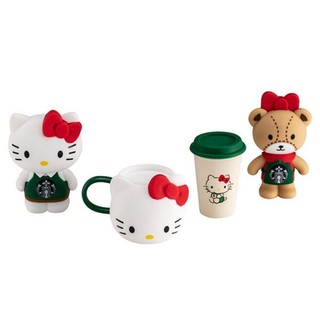 星巴克 hello kitty 整套 杯緣子 聯名 杯子 kitty杯緣子 不重複 會開封確認