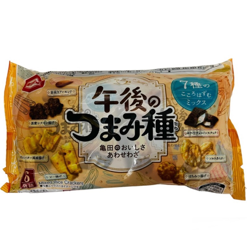 龜田製菓 午後7種綜合米果 6袋入