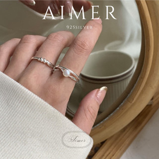 《Aimer ac》韓系S925純銀戒指 多款韓系小紅書開口戒｜銀色｜24年新款輕奢飾品【臺灣現貨+預購】