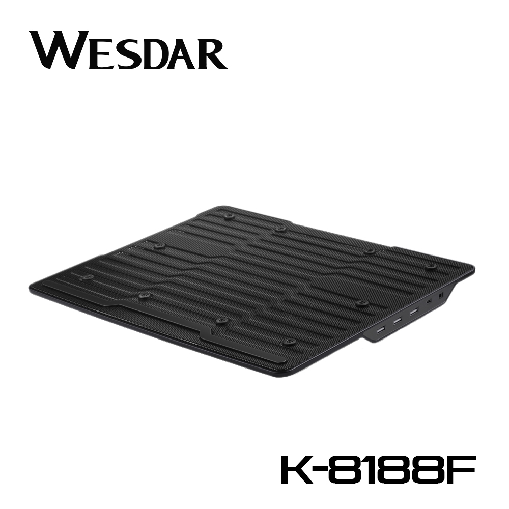 ㊣【Wesdar】/K-8188F/ 電競筆記型電腦用散熱墊