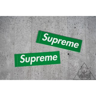 【HYDRA】Supreme Green Box logo Stickers 綠Box 貼紙【SUP695】