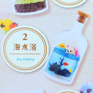 【舖舖喵．玩具】Re-ment 盒玩 食玩 拉拉熊 懶懶熊 輕鬆熊 Rilakkuma 瓶中造景 生態箱 季節 四季
