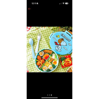 全新7-11史努比快樂便當盒（可微波）