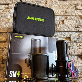分期免運 贈專用線材+收納盒+防噴+避震架 舒爾 Shure SM4 kit 大振膜 電容式 麥克風 套裝組 電容麥