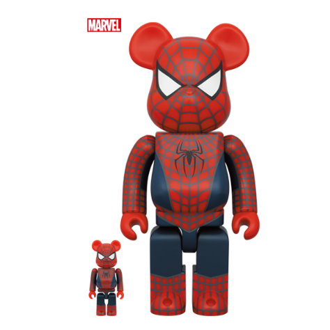 BE@RBRICK FRIENDLY NEIGHBORHOOD SPIDER-MAN 100% &amp; 400%