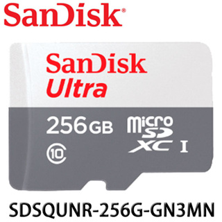 【3CTOWN】含稅公司貨 SanDisk 256GB Ultra Micro SD SDXC 100MB 記憶卡