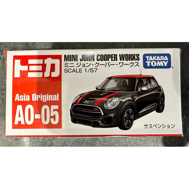 Tomica 多美 AO-05 ao05 亞洲限定 Mini JOHN COOPER WORKS 黑 模型車 模型