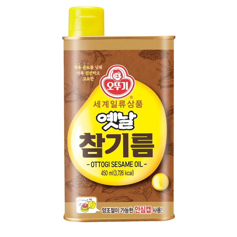 現貨+預購 韓國🇰🇷 Ottogi 不倒翁芝麻油 500ml