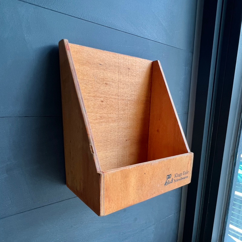 原木製 可壁掛收納 花草裝飾 信件收納盒