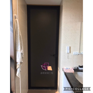 窄框磨砂玻璃門浴室房間適用