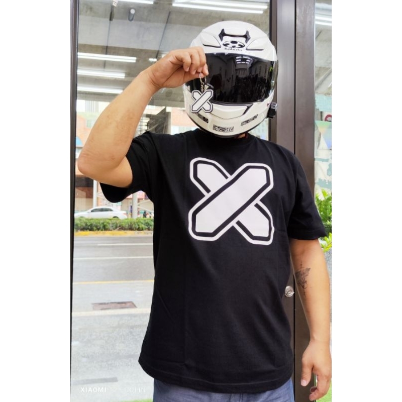 日本 SHOEI CROSS Logo T恤＋鑰匙圈 next line logo cross logo xlogo