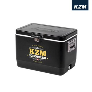 [阿爾卑斯戶外] KAZMI KZM 黑爵士不鏽鋼行動冰箱51L K6T3A015