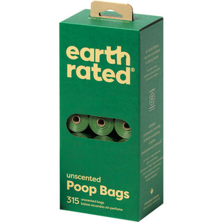 【狗狗巴士】莎賓Earth Rated 環保撿便袋-補充盒 21捲裝