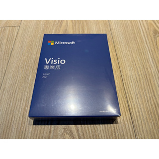微軟 Microsoft Visio Pro 2021 專業版 原廠盒裝未拆封