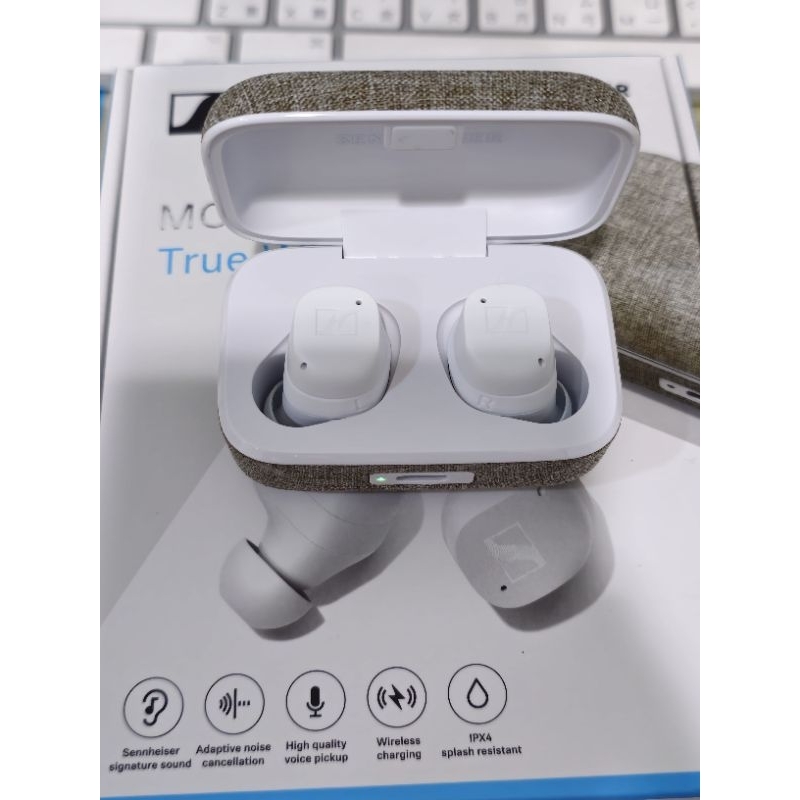 二手 sennheiser momentum true wireless 3 真無線藍芽耳機 MTW3 白色