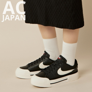 【限時免運】Nike Court Legacy Lift 女鞋 黑色 厚底 解構 休閒鞋 百搭 DM7590-001