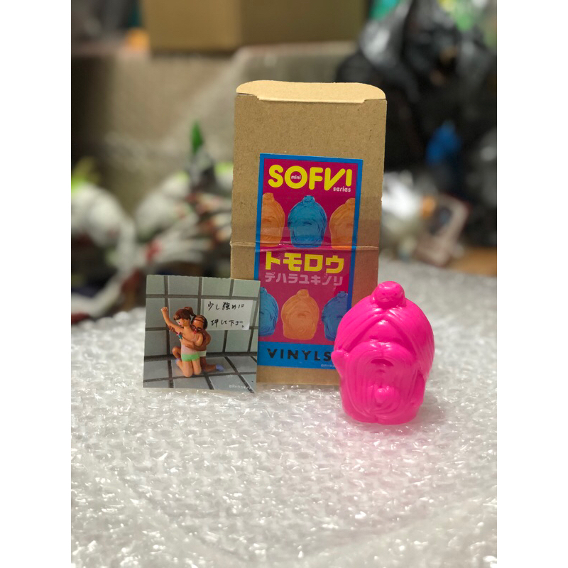 Dehara 貧神 光神 窮神 設計師 軟膠 玩具 SOFVI SOFUBI 素色 粉色 指偶 貼紙 盲盒 盒抽 老頭