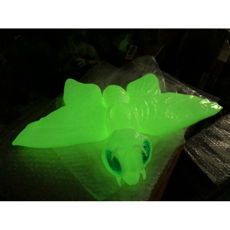 Marusan 馬路桑 摩斯拉 450 GID 蓄光 夜光 綠目 世紀 大怪獸 東宝 東寶 巨蛾 哥吉拉 特攝 軟膠