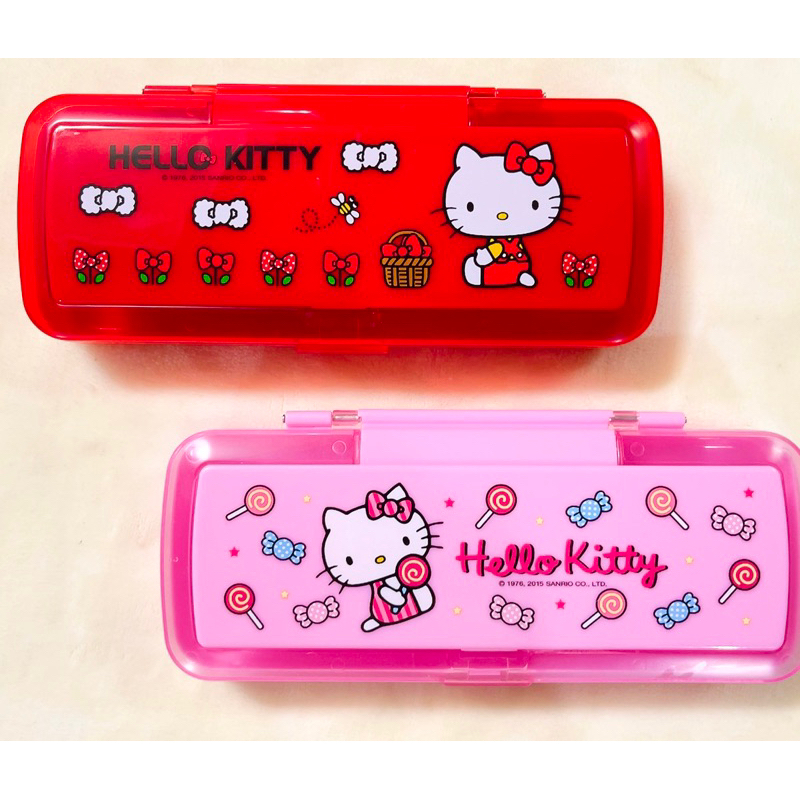 Sanrio三麗鷗Hello Kitty凱蒂貓/大雙層鏡梳筆盒