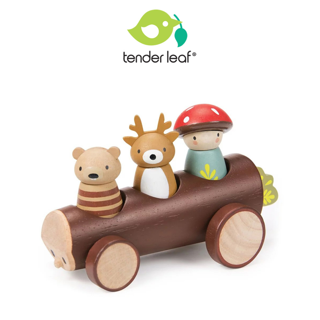 【Tender Leaf】森林夥伴計程車 木質玩具 木製玩具 兒童玩具 扮家家酒玩具 木頭玩具 ｜翔盛國際baby888