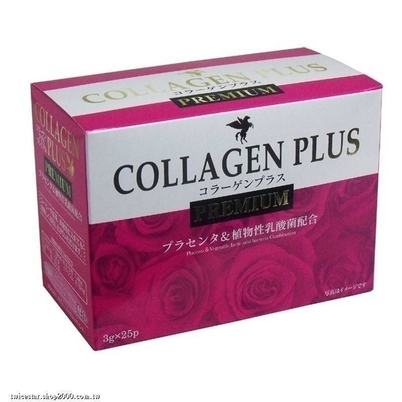 【嗨購購】【日本】COLLAGEN PLUS PREMIUM 膠原蛋白粉 (隨身包3g*25包)🔥熱銷中🔥