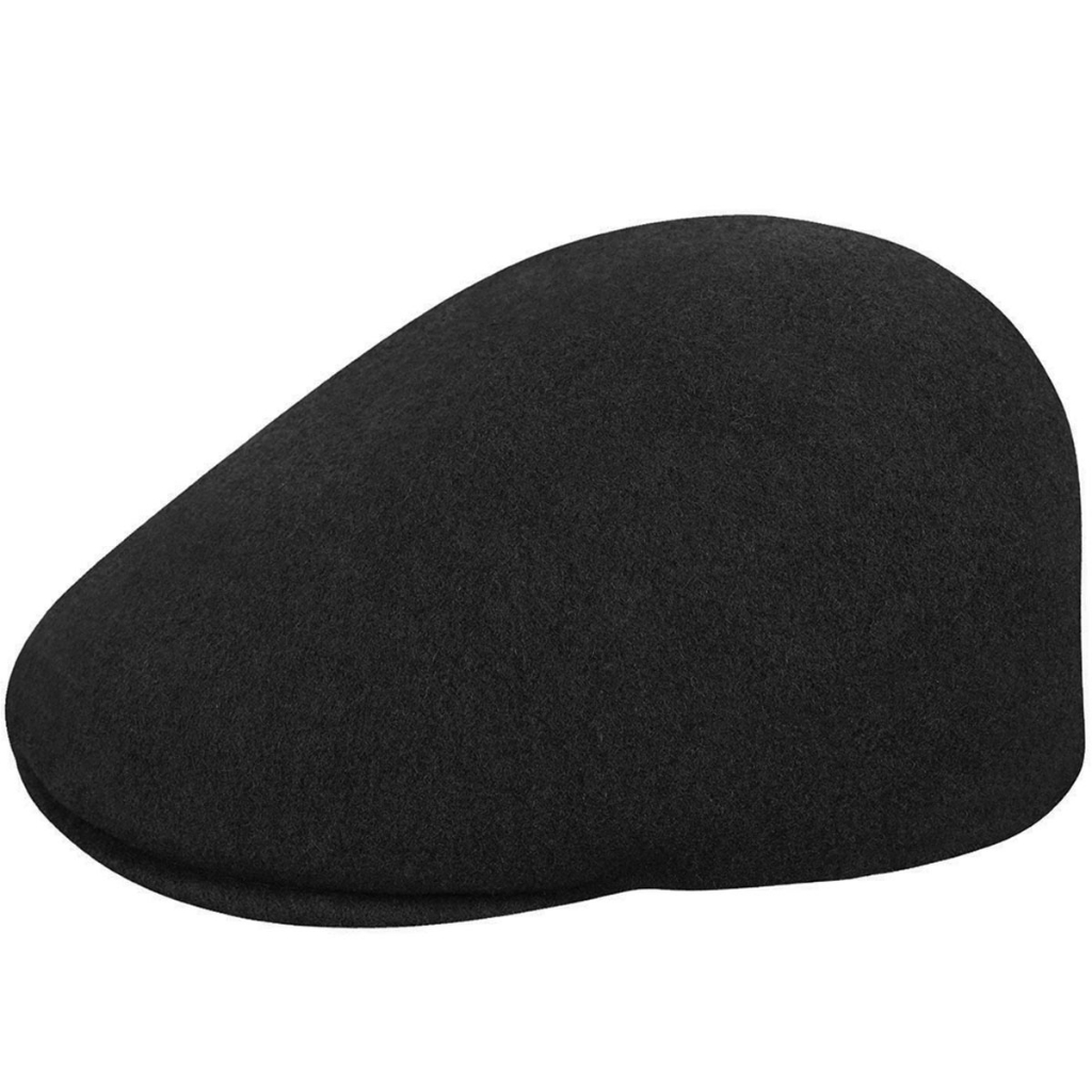 KANGOL - 經典 LOGO 507  羊毛 小偷帽 (黑)【Culture】