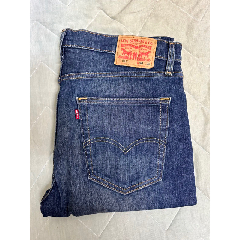 Levi’s 512 TM上寬下窄 低腰修身窄管牛仔褲