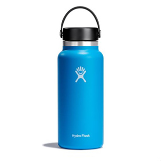 【Hydro Flask】海洋藍 寬口瓶 32oz 946ml【提環蓋】美國 不鏽鋼保溫保冰瓶 保冷保溫瓶不含雙酚A