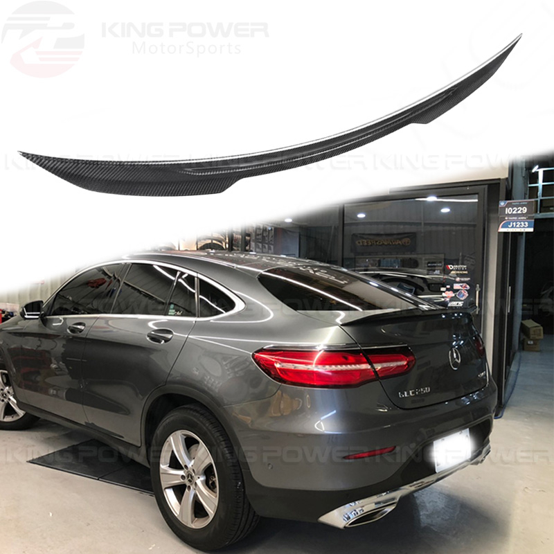 KP擎利國際 Benz 2015+ GLC Coupe專用 C253 碳纖維 X款尾翼 卡夢尾翼 小鴨尾 乾式碳纖維