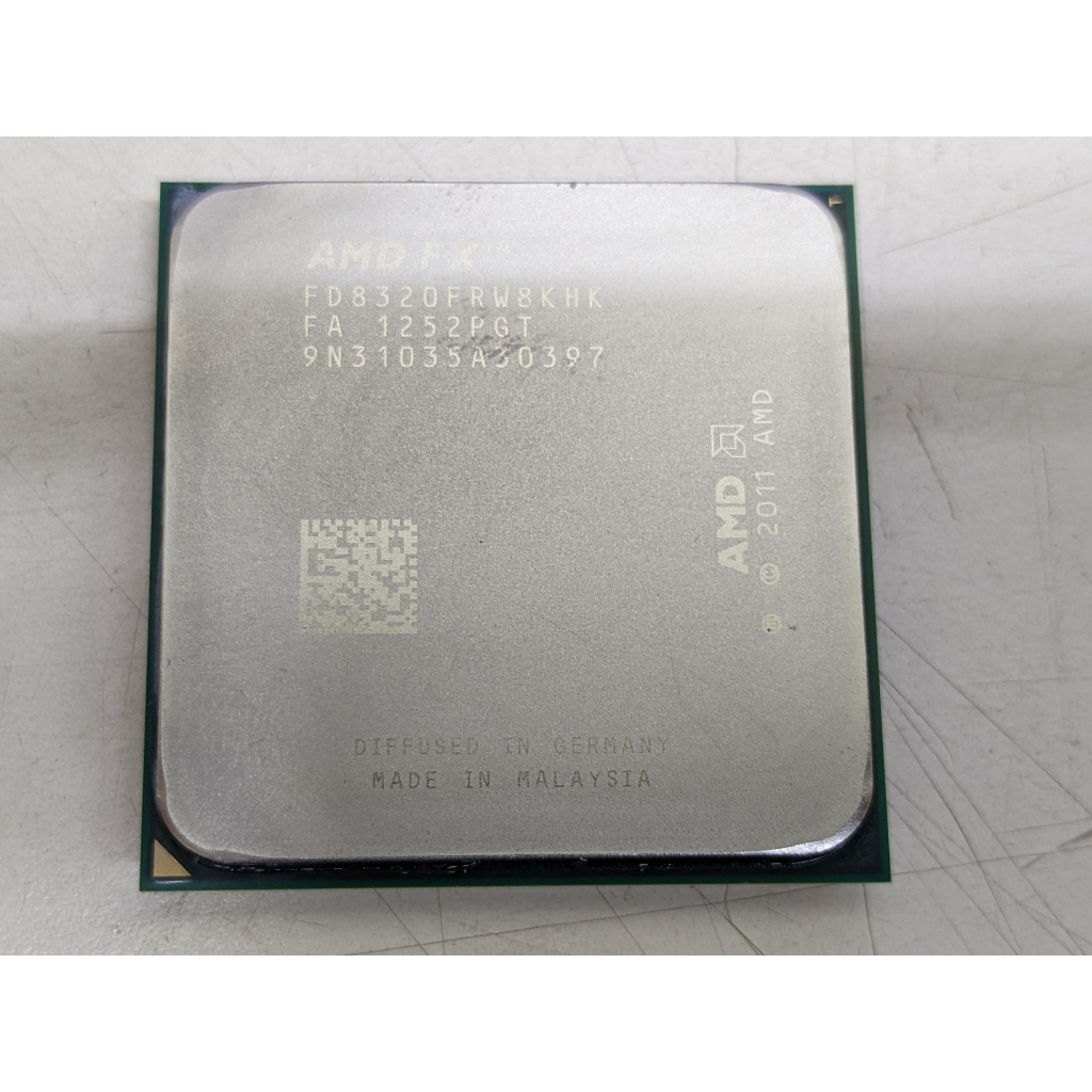 AMD FX - 8320 3.5G AM3+ 過保固 無風扇 二手良品 售$850元