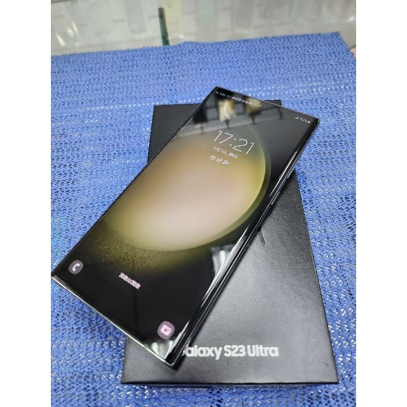 允通   三星Samsung Galaxy S23 Ultra 12g/512g綠色（保固中超漂亮）二手盒裝中古機