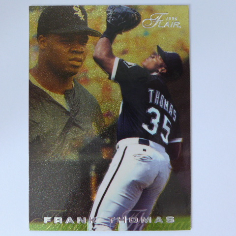 ~Frank Thomas/法蘭克·湯瑪斯~名人堂.重傷害 1996年Flair.MLB棒球卡