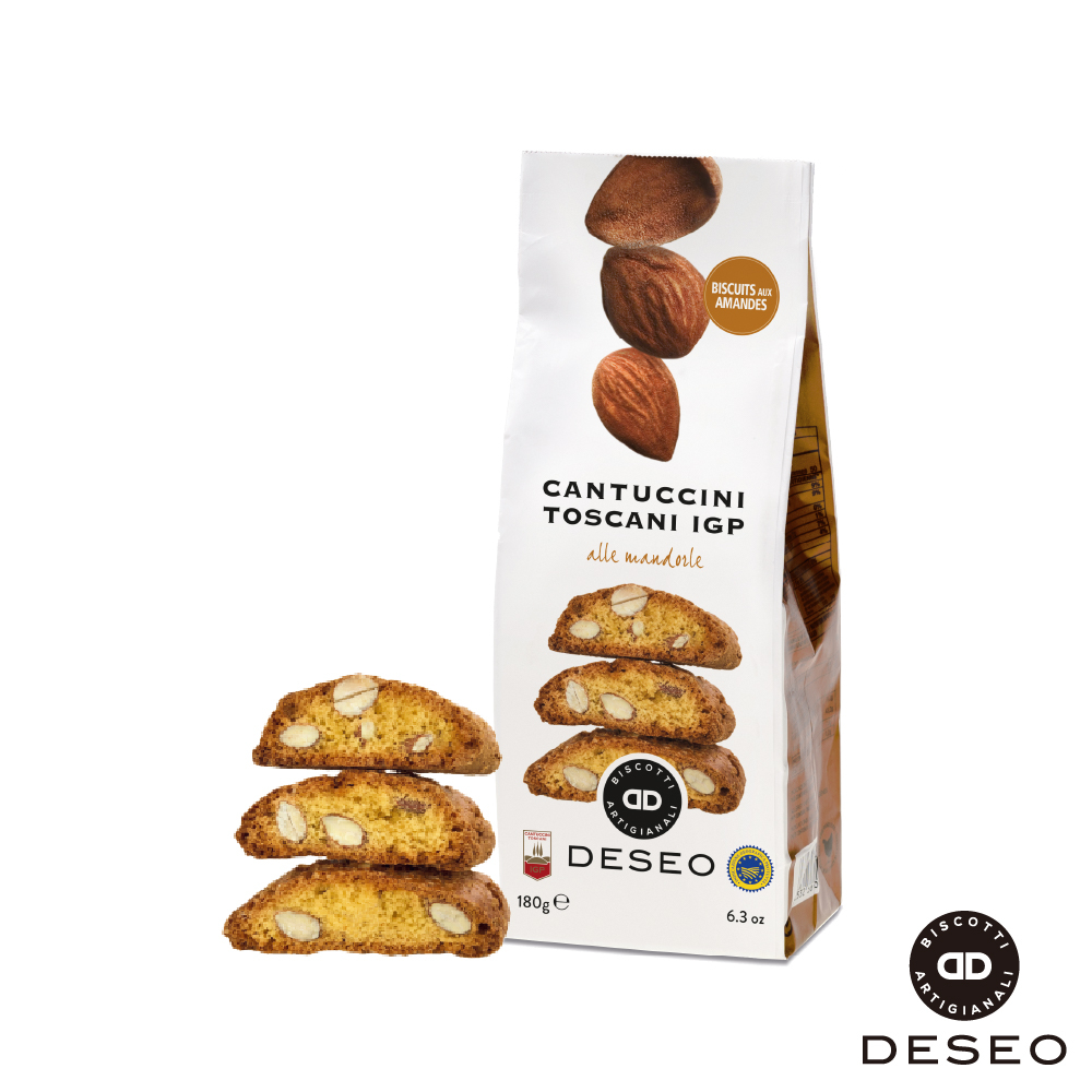 【DESEO】托斯卡尼杏仁脆餅 手工製作 頂級原料 PGI認證榛果 無人工色素 無香料 無防腐劑 無棕櫚油 無基改原料