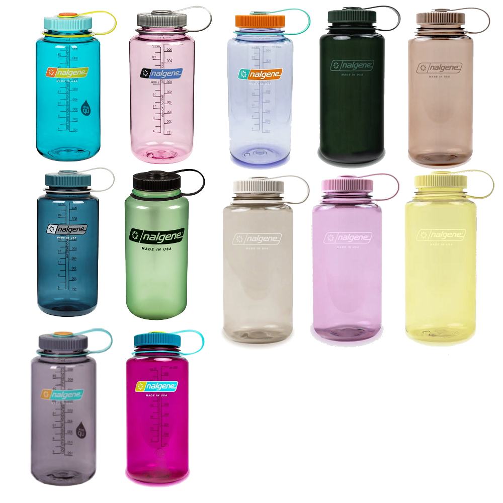 【美國NALGENE】寬嘴水壺1000cc   戶外 露營 登山 隨身水壺 環保水壺 運動水壺 輕量