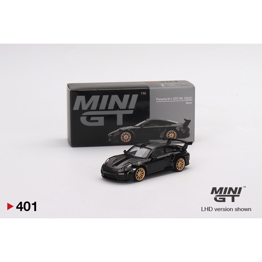 Mini gt 401 Porsche 911(991) GT2 RS Weissach Package Black