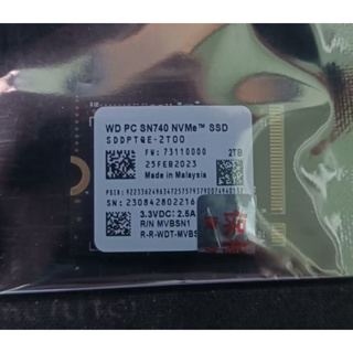 🔥全新現貨🔥 WD SN740 1T/2T NVMe 2230 PCIe Gen 4 SSD 固態硬碟